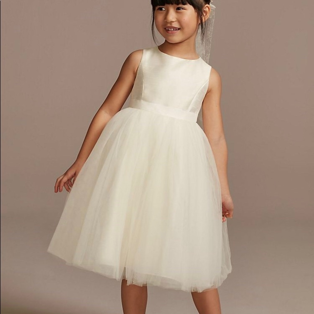 David’s bridal flower girl dress